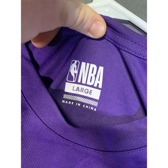 NBA Net-Dri Purple Short Sleeve Graphic T-Shirt Basketball Association Large - Picture 6 of 9